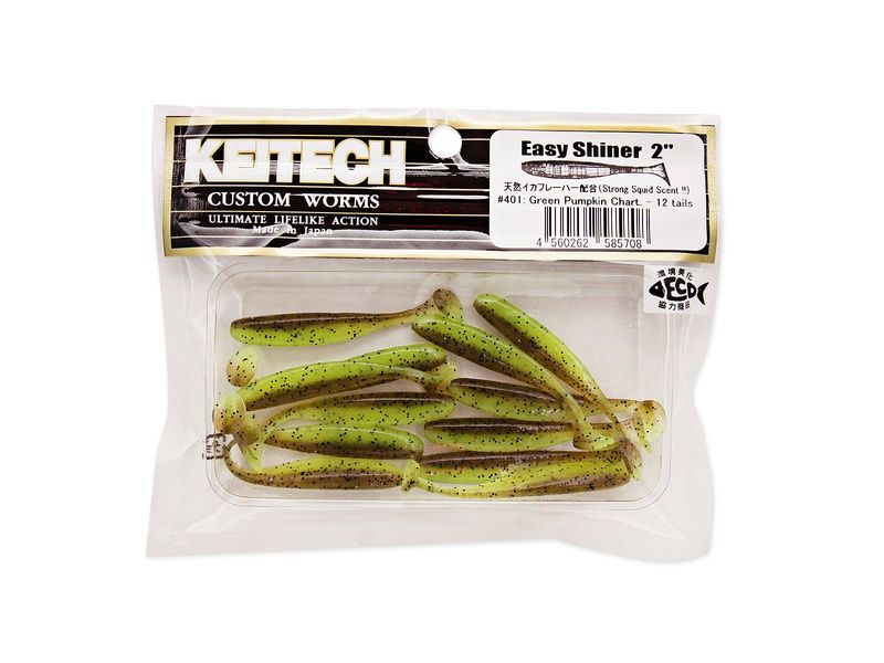 Keitech Easy Shiner 2 Inch soft lures from PredatorTackle.co.uk